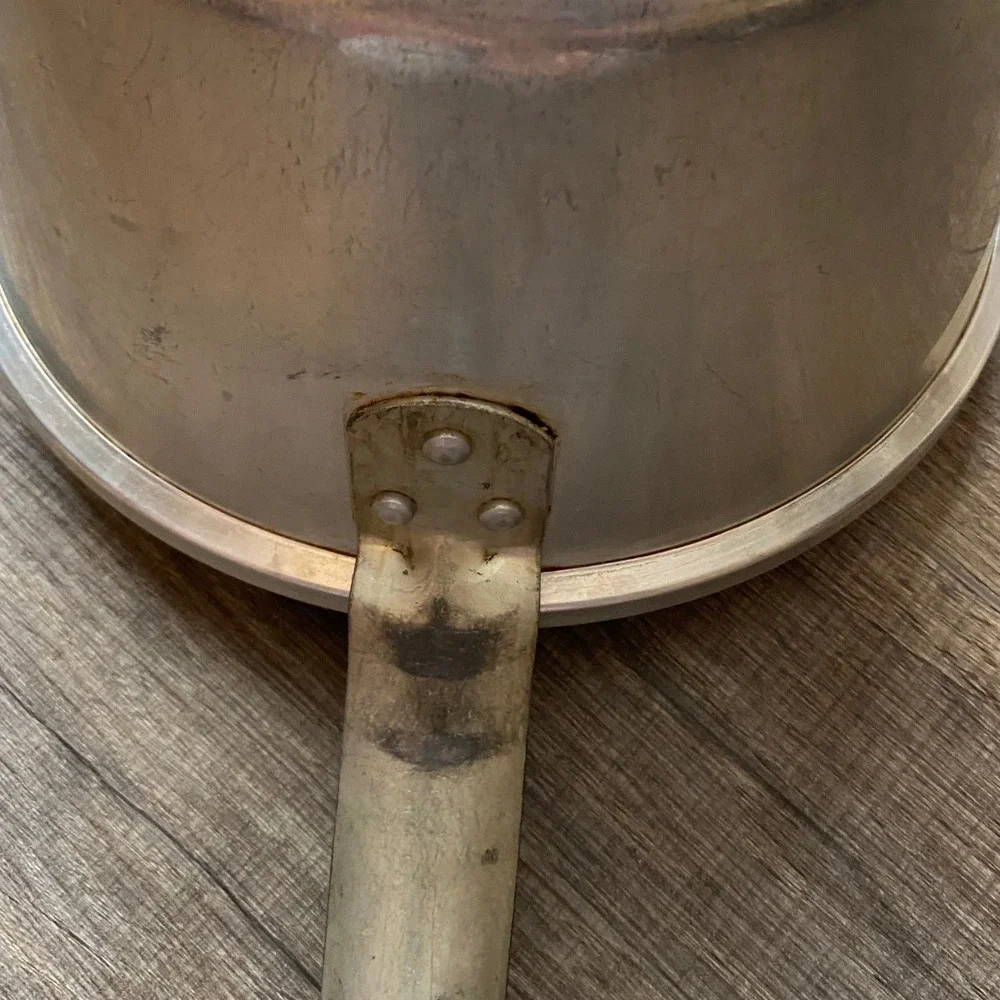 Vintage Wear-Ever Aluminum Sauce Pan No 3013 Riveted Handle‎ Pour Spout Made USA